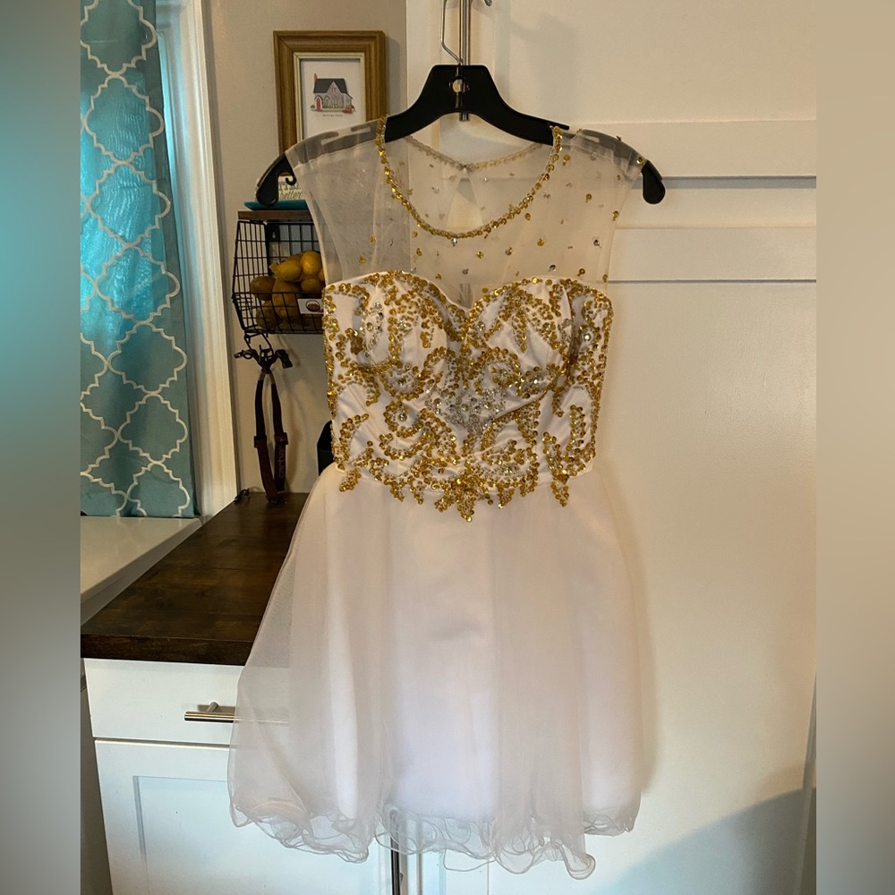 Homecoming white dress